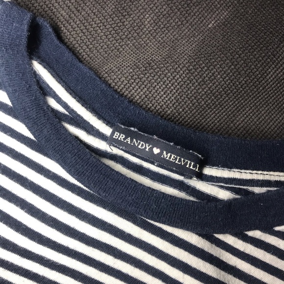 Brandy Melville Striped Tee - Picture 3 of 6